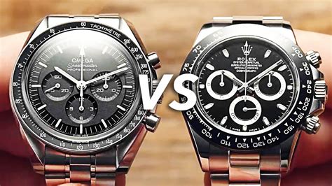 omega speedmaster co-axial vs rolex daytona|Rolex daytona vs omega.